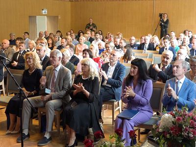 Запись трансляции торжественного заседания Совета, посвященного 49-летию Висагинаса (видео) - В Висагинасе