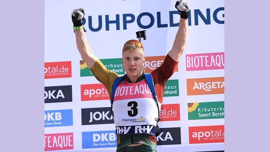 Висагинец Максим Фомин – чемпион мира среди юниоров по летнему биатлону! - В Висагинасе