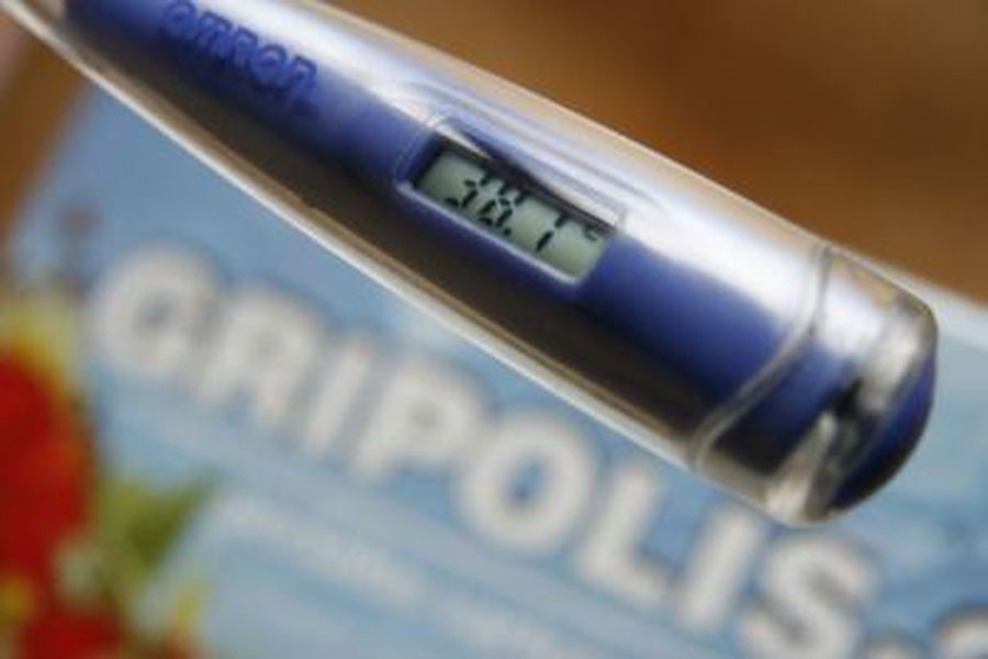 Gripas guldo į patalą europiečius - Visagine