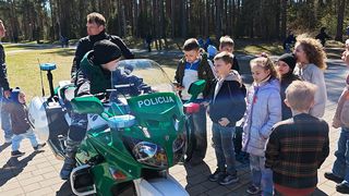 "Приди и познакомься с полицией Литвы" в Висагинасе (видео)