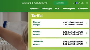 Оплата счетов в один клик: новая система самообслуживания от Visagino Energija (видео)