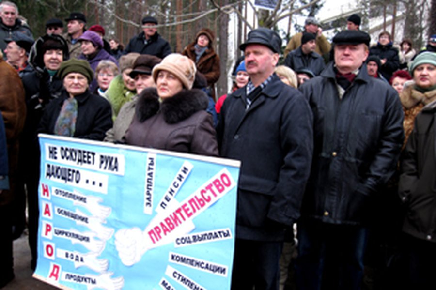 Висагинас   показал всей Литве, как надо проводить массовые акции протеста - В Висагинасе