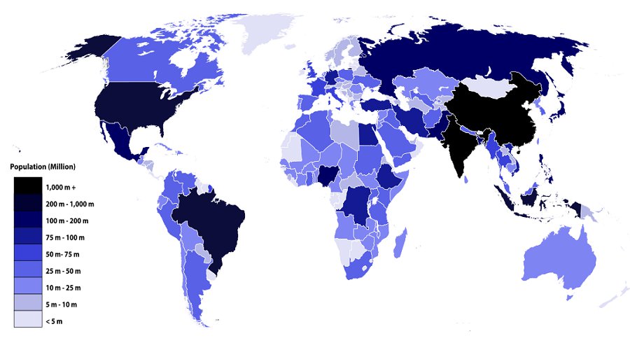 Численность населения Земли достигла 7,7 млрд человек - Это интересно