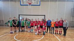 Юные футболистки соревновались в Висагинасе