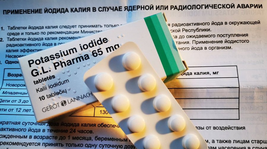 Таблетки йодида калия в Висагинас доставлены, но раздаваться пока не будут - В Висагинасе