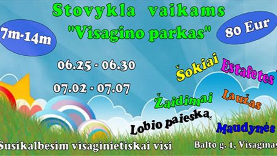 Началась регистрация детей в летний лагерь - В Висагинасе