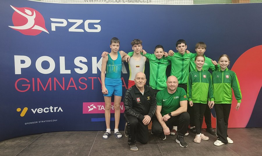 Висагинские батутисты приняли участие в международных соревнованиях «Кубка Польши» - Висагинас и висагинцы