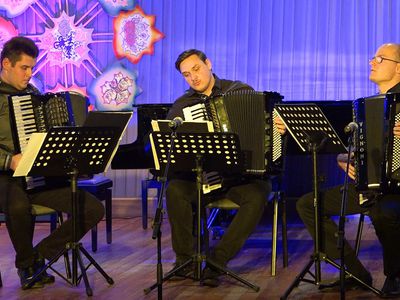 Пускай звучит аккордеон! Браво, «Trio Feroce»! (видео) - В Висагинасе