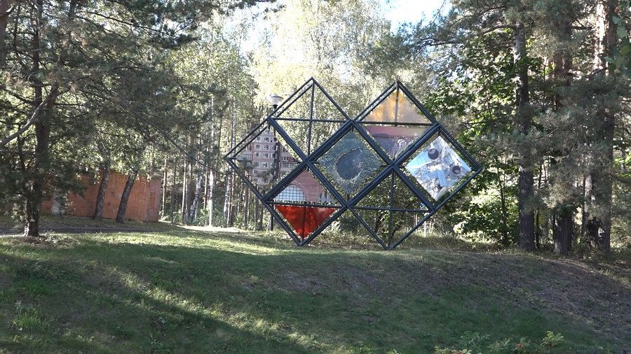 В городе появился еще один арт-объект (видео) - В Висагинасе