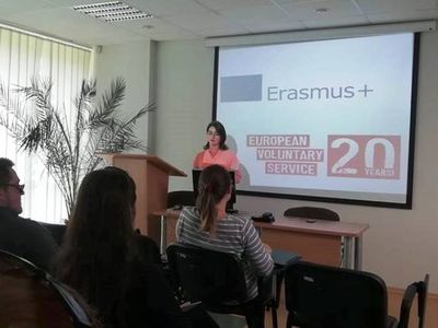 Волонтер из Грузии побывала в Висагинасе - В Висагинасе