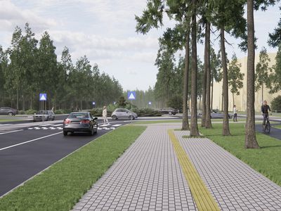 Опубликован план реконструкции улицы Космосо - В Висагинасе