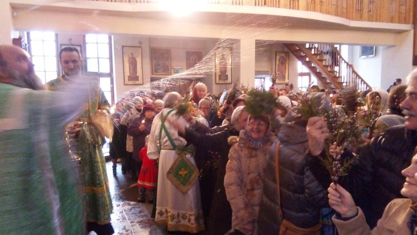 Православные христиане отметили Вербное воскресенье