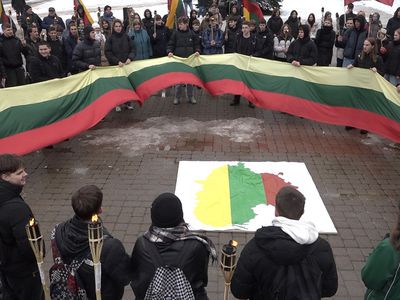 Канун 16 Февраля был отмечен в Висагинасе множеством ярких и оригинальных мероприятий (видео) - В Висагинасе