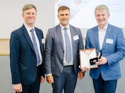 Витаутас Петкунас стал обладателем еще одной награды - В Висагинасе