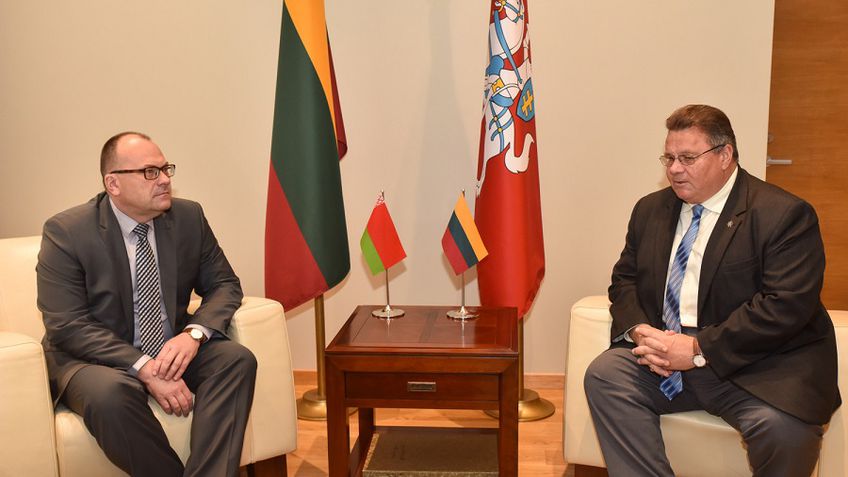 Л. Линкявичюс встретился с новым послом Беларуси