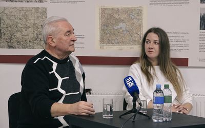 Висагинцы встретились с легендарным директором ИАЭС Виктором Шевалдиным (видео) - В Висагинасе