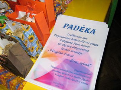 День семьи в Висагинасе - В Висагинасе