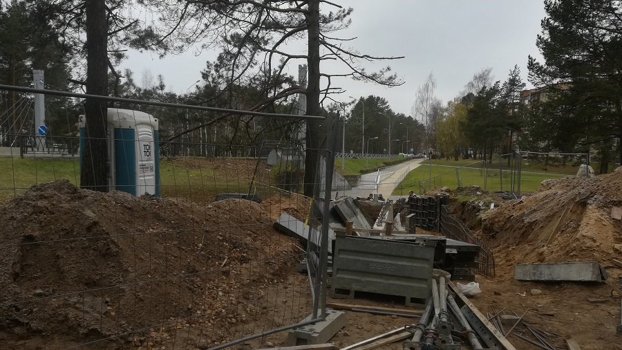 Через месяц – прием работ на улице Висагино - В Висагинасе