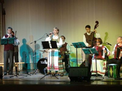 \"Linksmuolė\" paminėjo 10 metų kūrybinės veiklos jubiliejų - Visagine