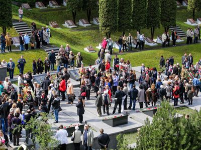 Как праздновали День победы в Вильнюсе - Литва и страны Балтии