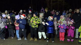 Висагинские спортсмены встретили наступающие новогодние праздники (видео)