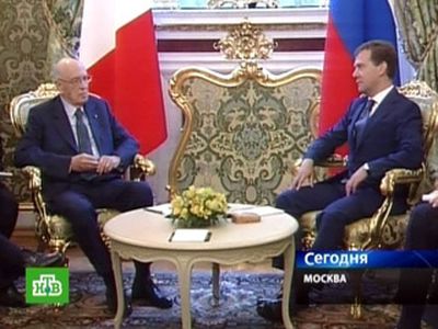 Италия первой поддержала идею Медведева о единой архитектуре европейской безопасности - В Мире