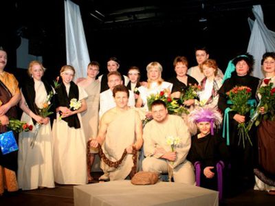 Spektaklis „Sidabrinės šliurės“ - Visagine