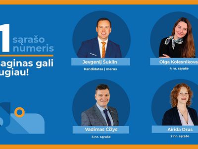 Mūsų komanda turi aiškią viziją ir programą kaip turi vystytis mylimas miestas ir mes tikrai žinome, kad Visaginas gali daugiau! - Rinkimai 2023