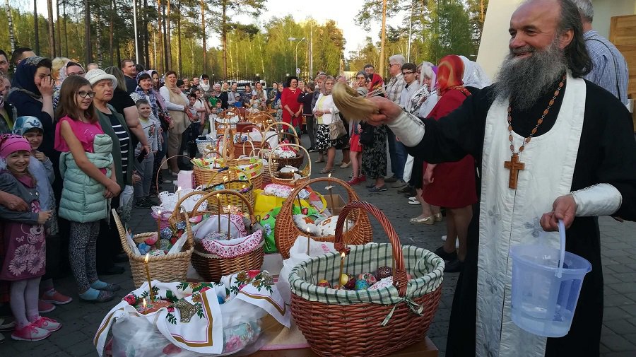 Великая суббота. Освящение Пасхальной снеди. Светлое Христово воскресение - Мир православия