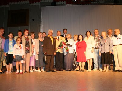 «Эстафета памяти» в Висагинасе с Валентиной Талызиной - В Висагинасе