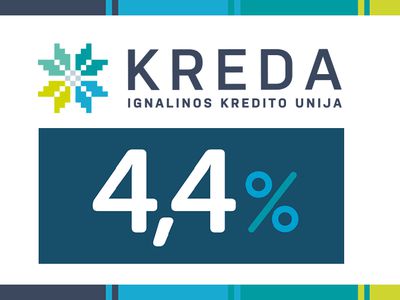 KREDA: pelnas garantuotas! - Reklama