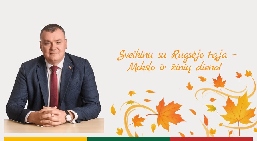 Brangūs mokiniai, mokytojai, tėveliai! - Sveikinimai