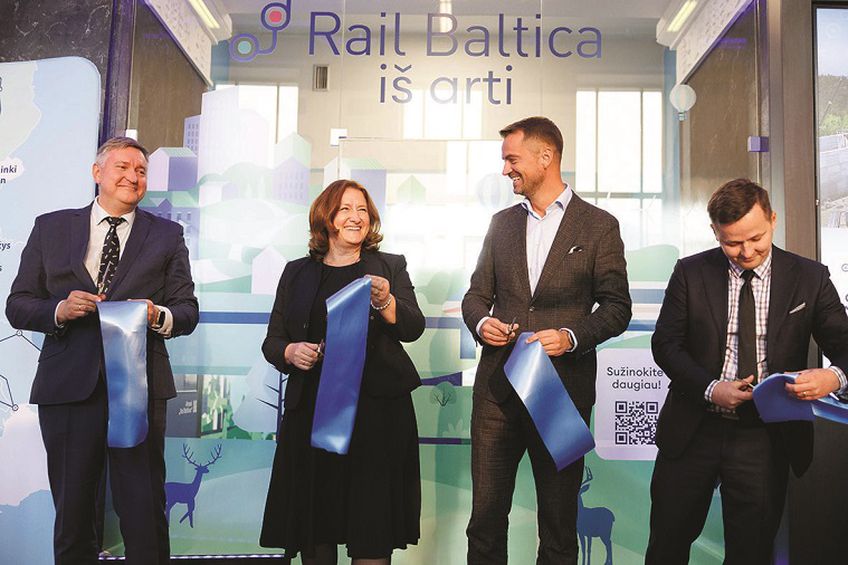 „Rail Baltica“ Kauno geležinkelio stotyje atidarė pirmąjį Lietuvoje informacijos centrą