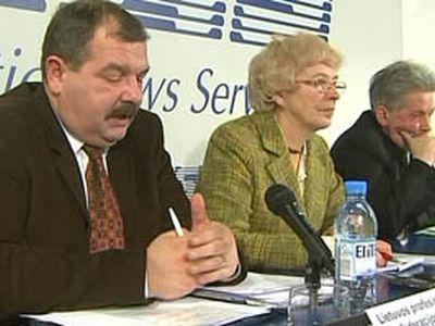 Суд над лидерами литовских профсоюзов  - Литва и страны Балтии