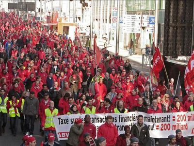 Демонстрация в Брюсселе переросла в столкновения - В Мире