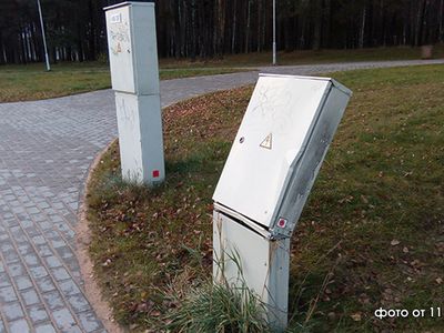Будут ли заменены покореженные электрощиты на пляже? - В Висагинасе