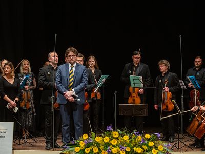 Mes grojame už taiką: Ukrainos nacionalinio kamerinio ansamblio „Kyjivo solistai“ koncertas Visagine - Visagine