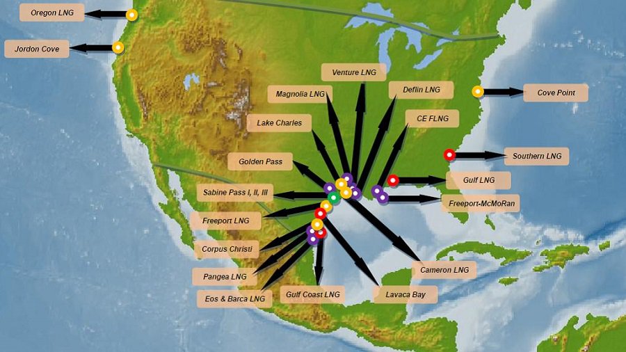 Растет интерес энергетических обществ США в экспорте сжиженного природного газа в регион Балтийского моря и в Литву - Энергетика