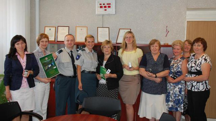 В Висагинском отделении «СОДРА» прошла акция обозначения вещей - В Висагинасе