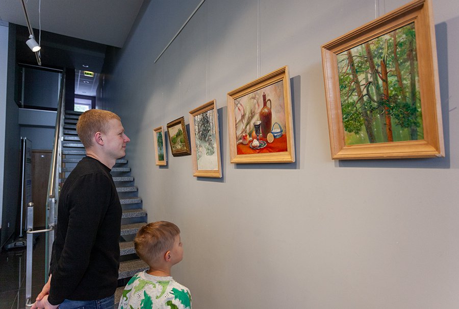 Приглашаем на художественную выставку Андрея Денисенко (фотогалерея) - В Висагинасе