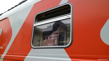В Литву не впускали поезд с советской символикой из России