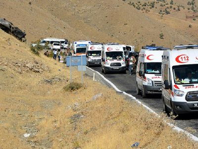 СМИ: в Анталье перевернулся туристический автобус - В Мире