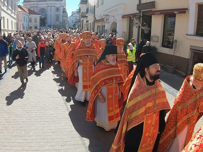Висагинские православные приняли участие Крестном ходе в Вильнюсе (видео) - Мир православия