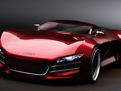 Концептуальный суперкар Audi R10 V10 от студента-дизайнера из Швеции - Хобби, отдых и развлечения