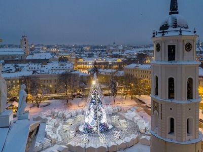 Вильнюс готовится к Рождеству - Литва и страны Балтии
