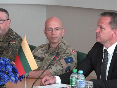 Представители Группы интеграции сил НАТО посетили Висагинас (видео) - В Висагинасе