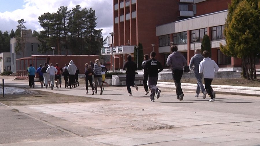 На тропу здоровья - В Висагинасе