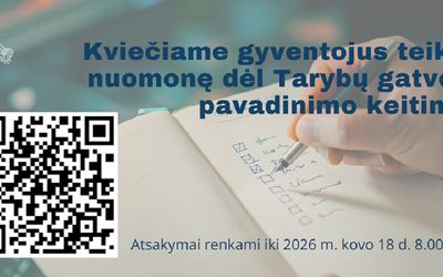 Самоуправление ждет от жителей предложений о переименовании улицы Tarybų - В Висагинасе