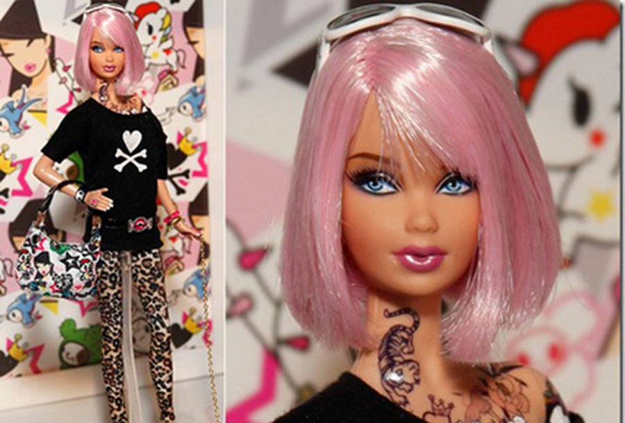 Татуированная кукла Барби разгневала американцев - Хобби, отдых и развлечения