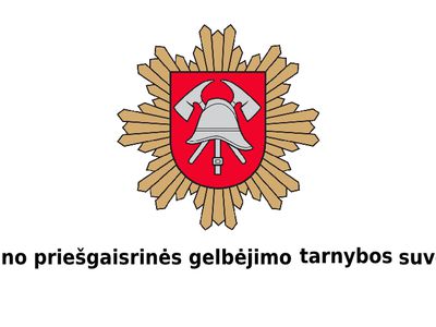 Сообщения сводки Пожарно-спасательной службы - В Висагинасе